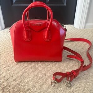 Givenchy Bright Red Small Antigona Bag